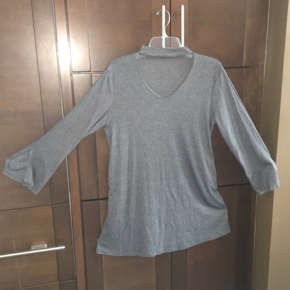 NEW! Bell sleeve mini dress - Picture 2 of 4