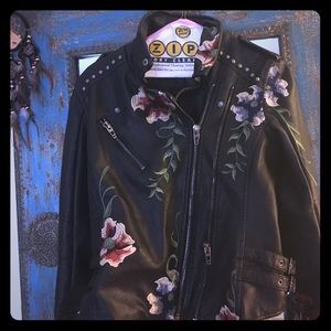 Leather jacket size m