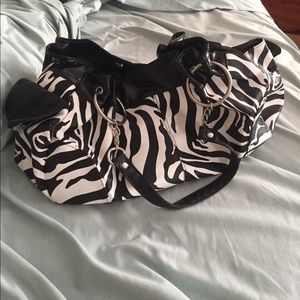 Zebra print pocketbook