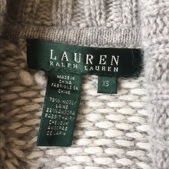Lauren Ralph Lauren Wool Angora Cropped Cardigan - Picture 3 of 7