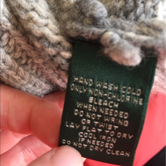 Lauren Ralph Lauren Wool Angora Cropped Cardigan - Picture 7 of 7