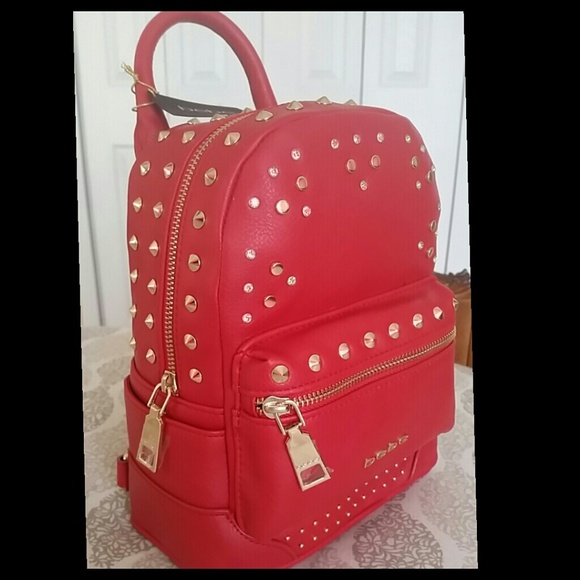 Bebe Triangle Mini Backpack - Red