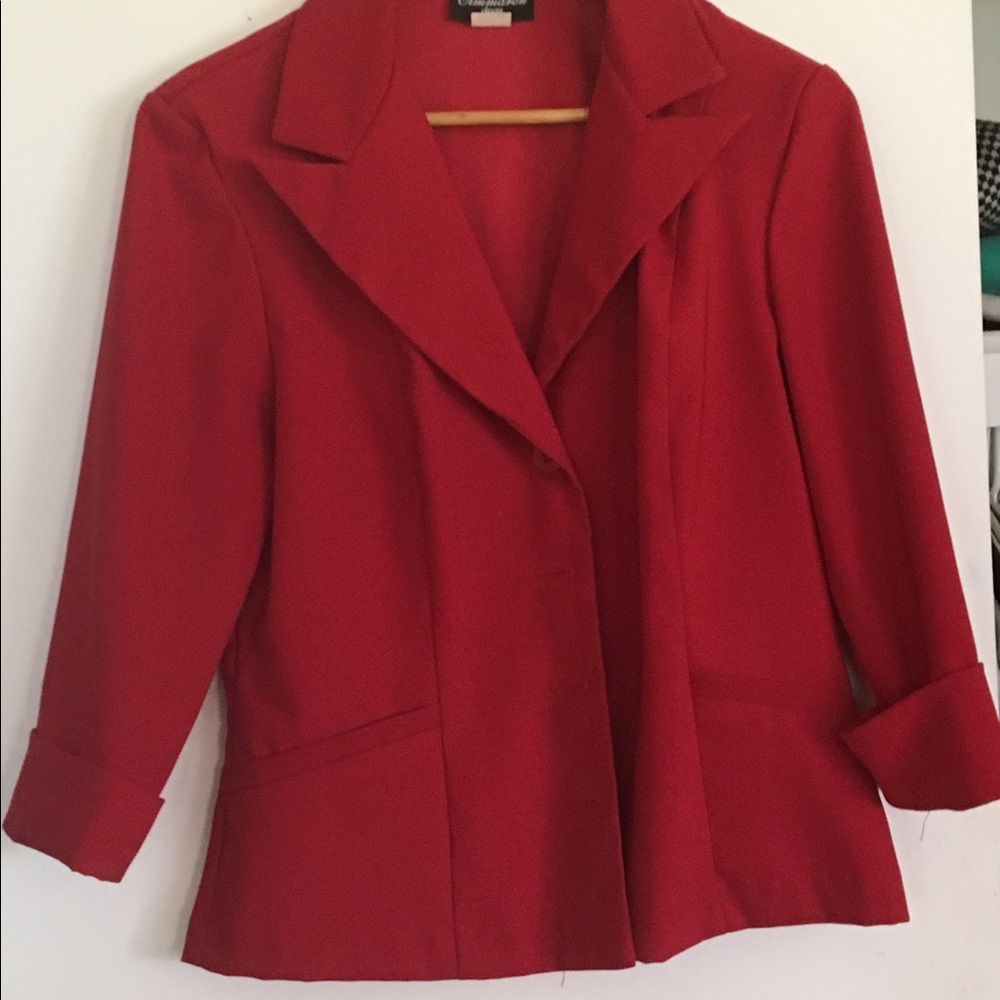 Red Simmaron Jacket