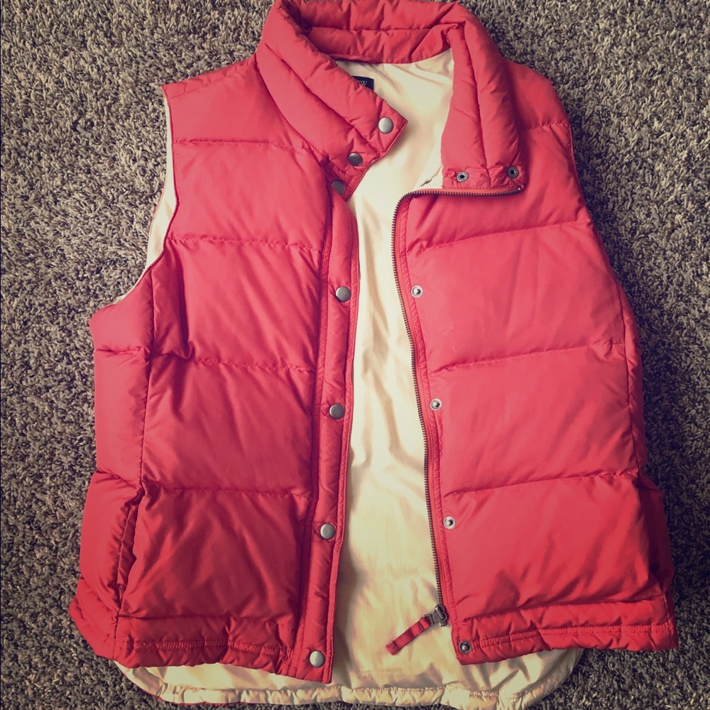 J.Crew Coral vest- new lower price!!