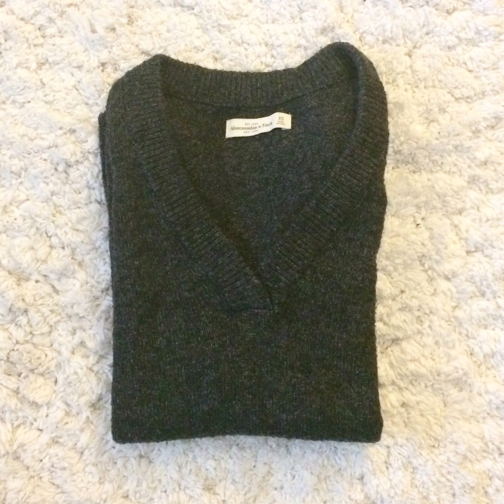 A&F Cozy Gray Sweater