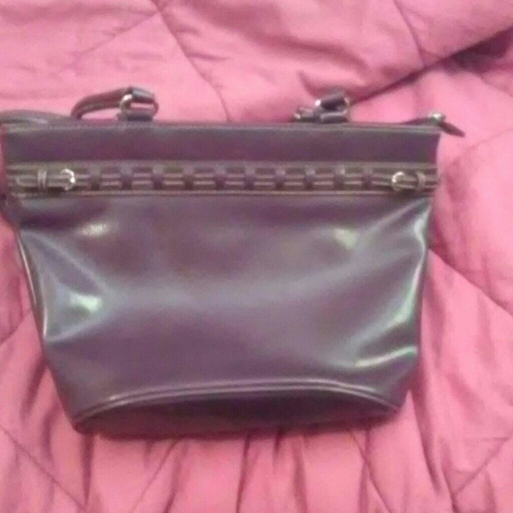 Large purple purse