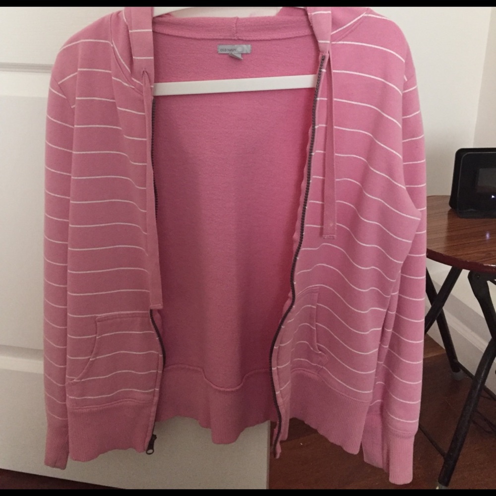 Pink hoodie