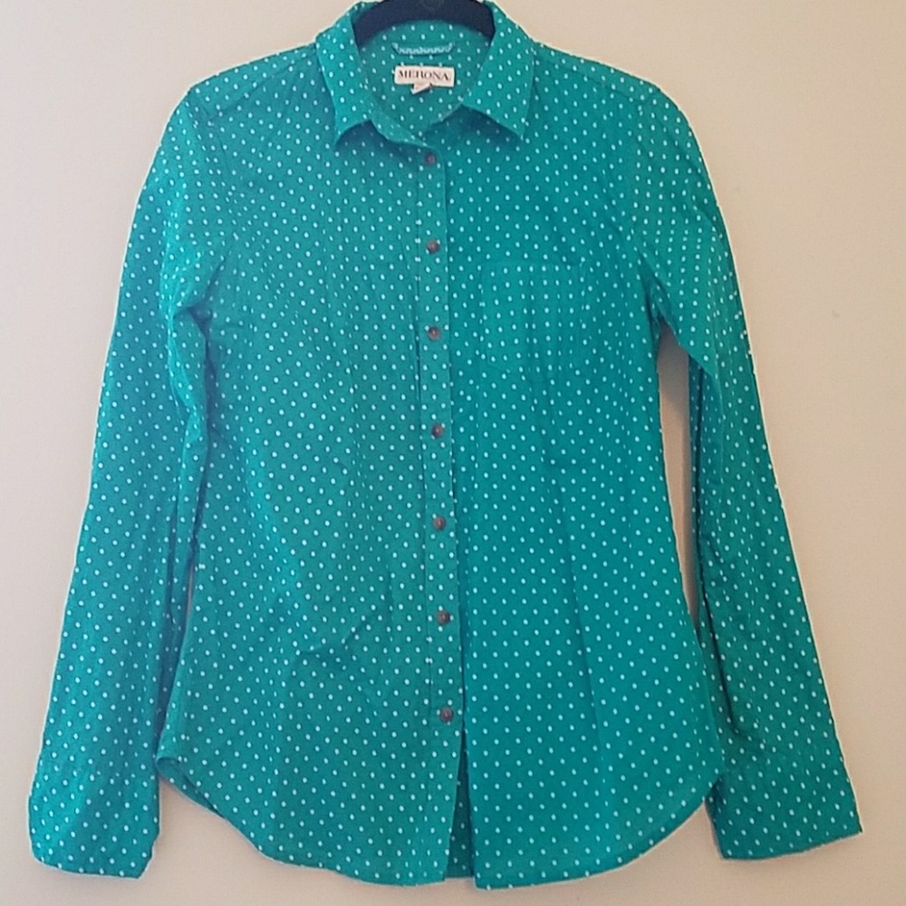 Merona polka dot shirt
