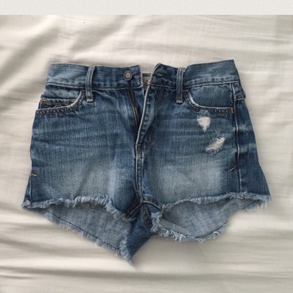 High Waisted Denim Shorts - Picture 1 of 3
