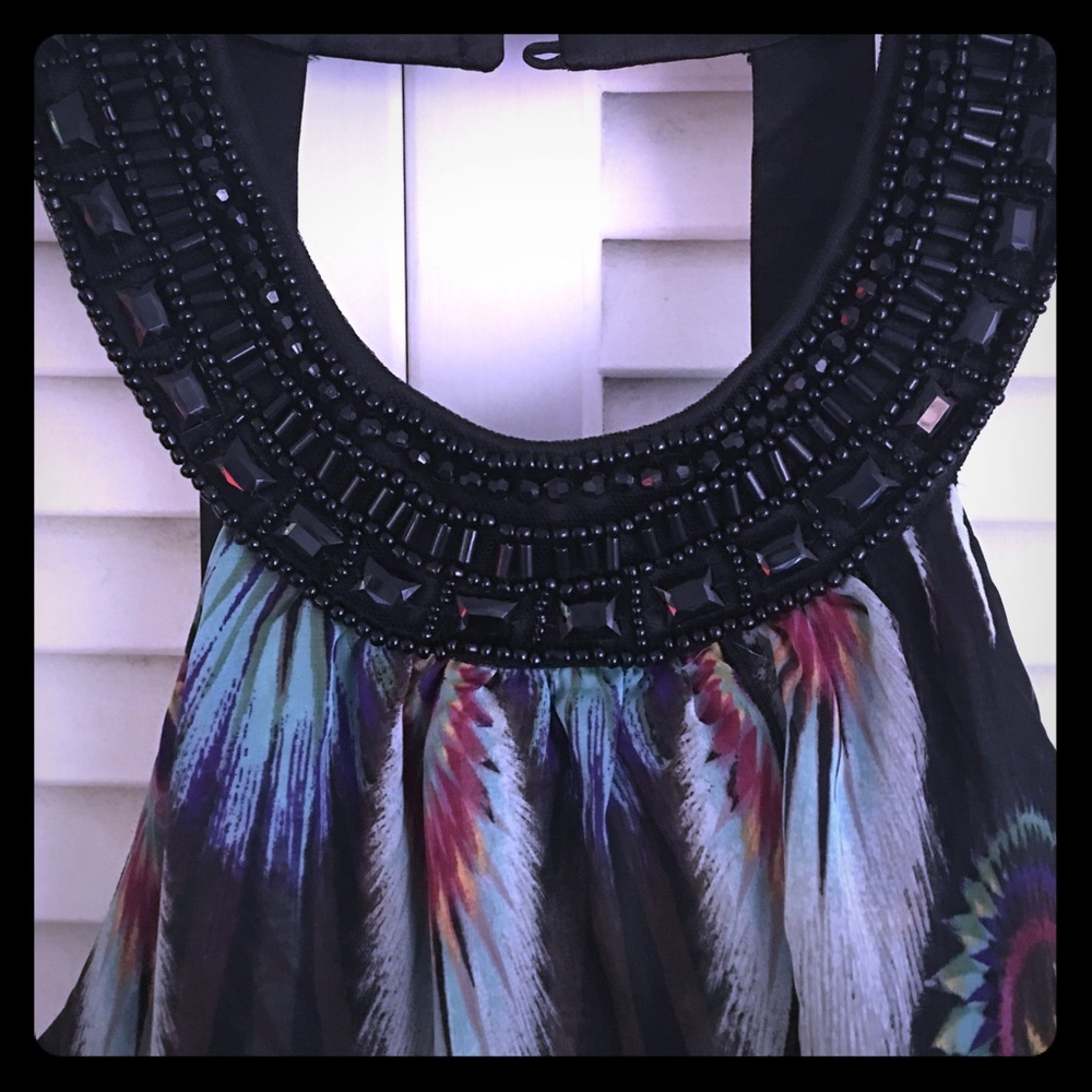 Peacock Party Dress