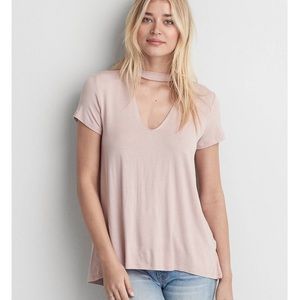 AE Soft & Sexy Choker T-Shirt