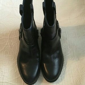 Leather Franco Sarto Rider Boots. Perfect for Fall