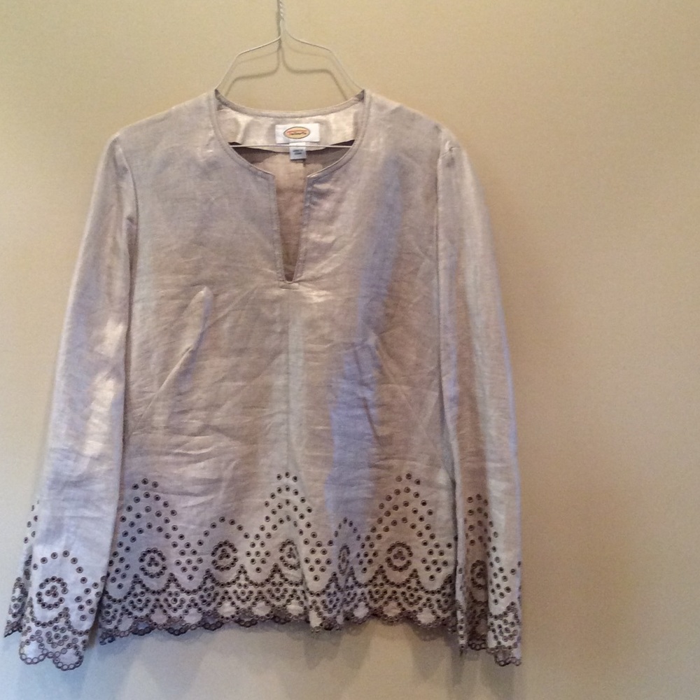 Talbots's linen tunic
