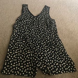 Plus Size Floral Romper--NEVER WORN