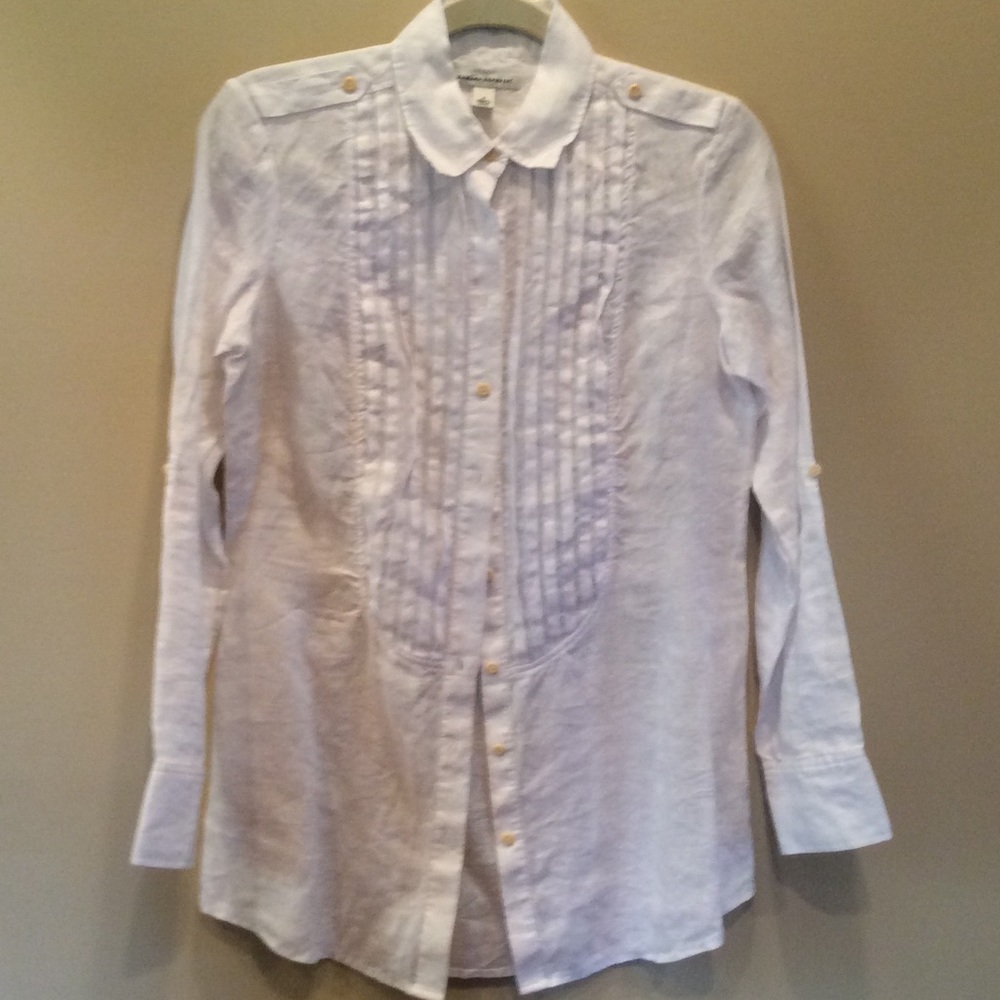 Banana Republic linen blouse