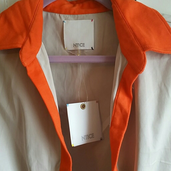 NWT Orange and Cream Romper - Picture 4 of 4