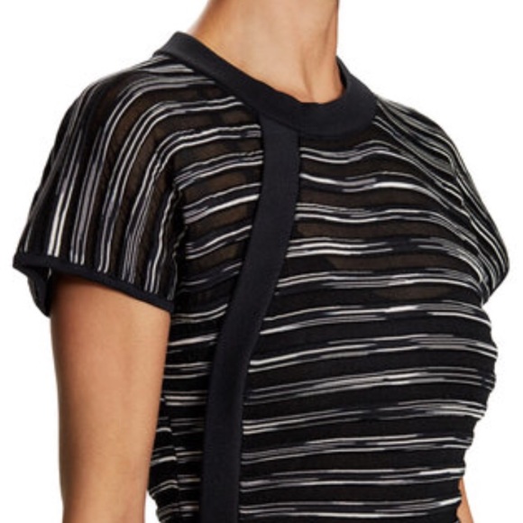 Intarsia illusion wrap dress - Picture 4 of 5