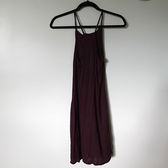 FOREVER 21 Racerback Strap Dress, Maroon/Red Color - Picture 2 of 4