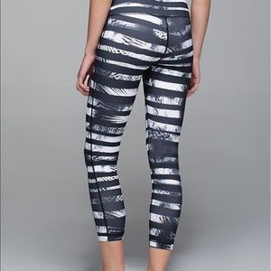Lululemon shady palms black white high times pants