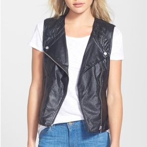 🍻City Faux Leather Moto Vest