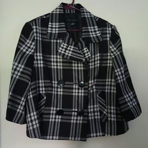 3/4 sleeve pea coat style jacket