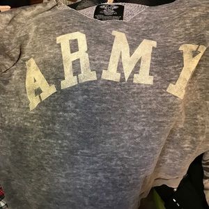 Army sweat shirt
