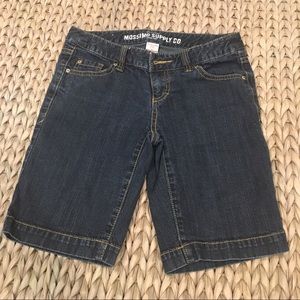 Knee Length Bermuda Jean Shorts by Mossimo