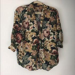 Zara floral popover