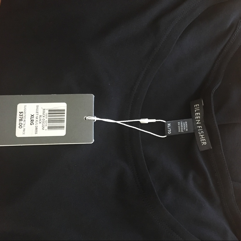 π₯πHPπ€©π₯ Eileen fisher ballet neck dress - Picture 4 of 5