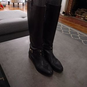 Ava & Aiden Black Brown Leather Boots