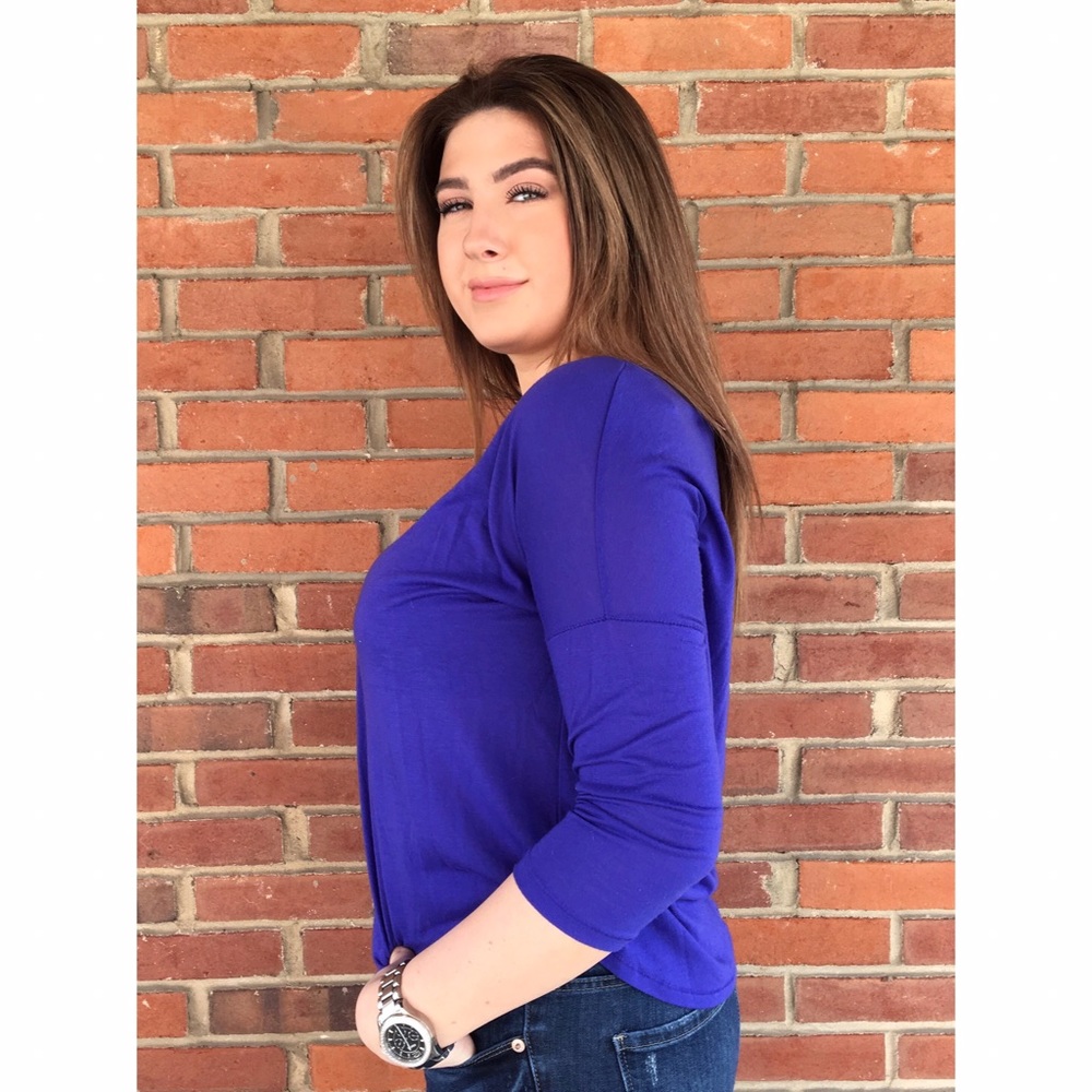 American Eagle Outfitters Purple Top