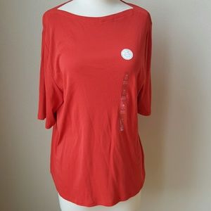 NWT Burnt Orange Charter Club Shirt