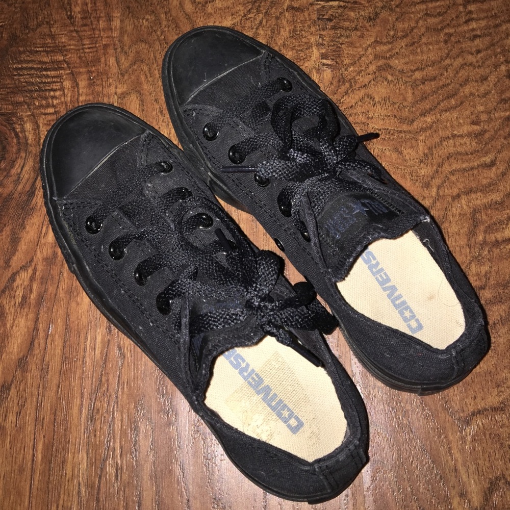 All black converse