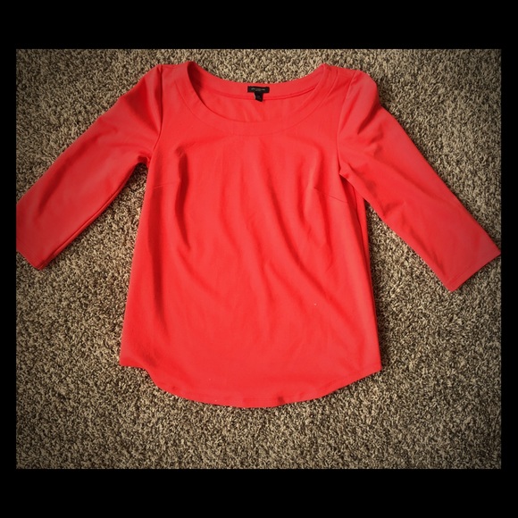 Ann Taylor Orange Top - Picture 1 of 4
