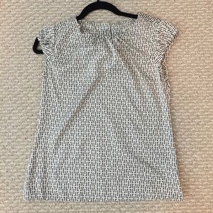 Patterned polyester top from banana republic