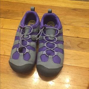 Keen purple and grey kids sneakers