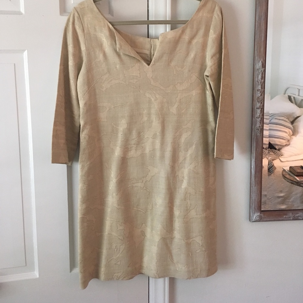 Jcrew linen sheath dress