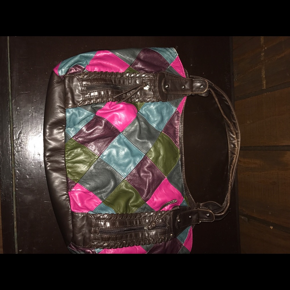 Large Multi-Colored Handbag