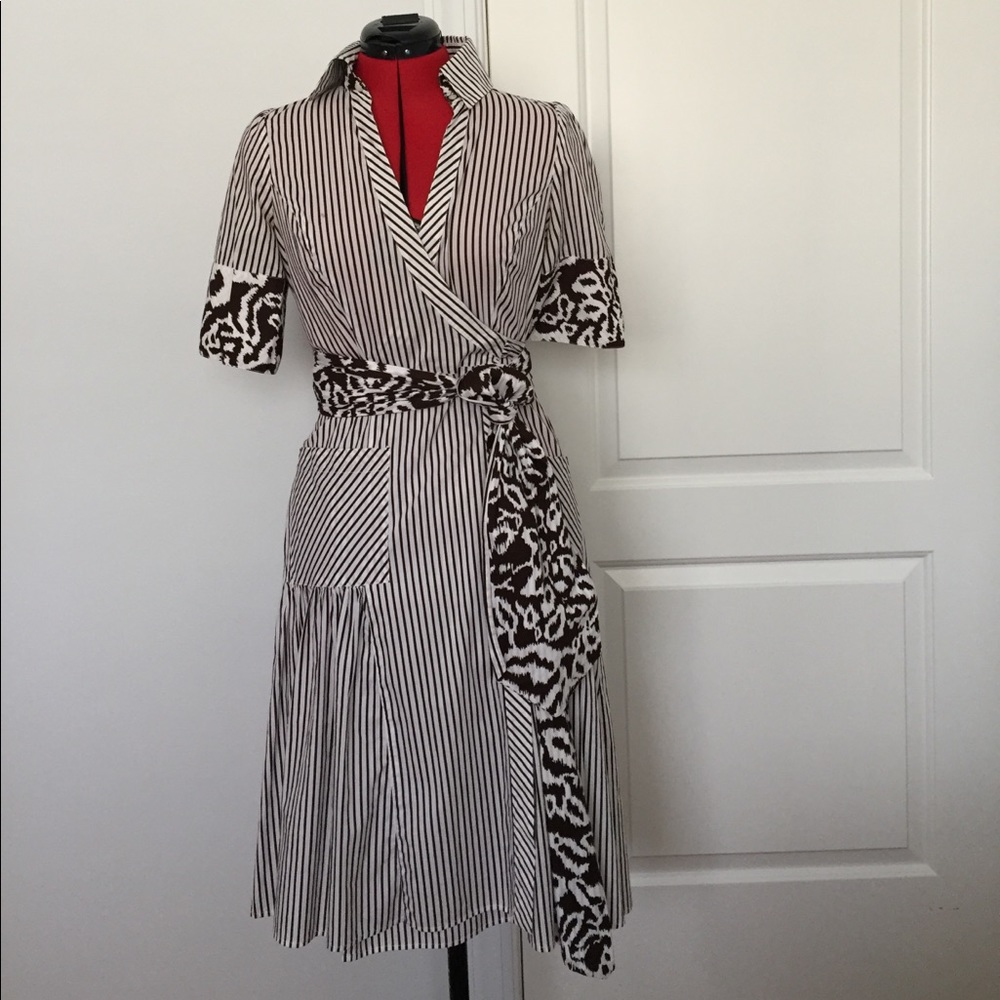 DVF Bellette Wrap Dress, Size 8