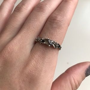 Alexis Bittar fine sterling stacking ring