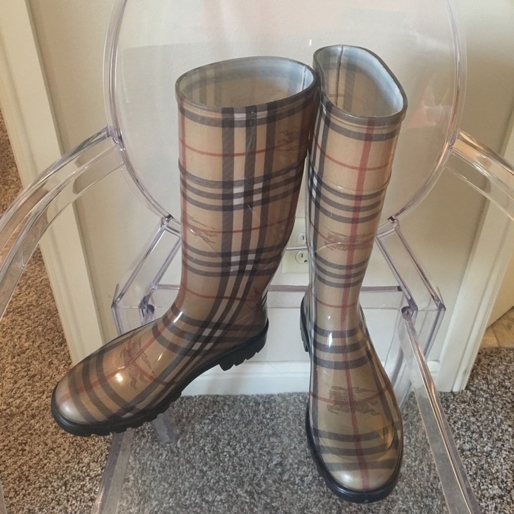 Burberry Tall Rain Boots