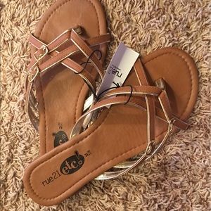 Double Strap Flip Flops