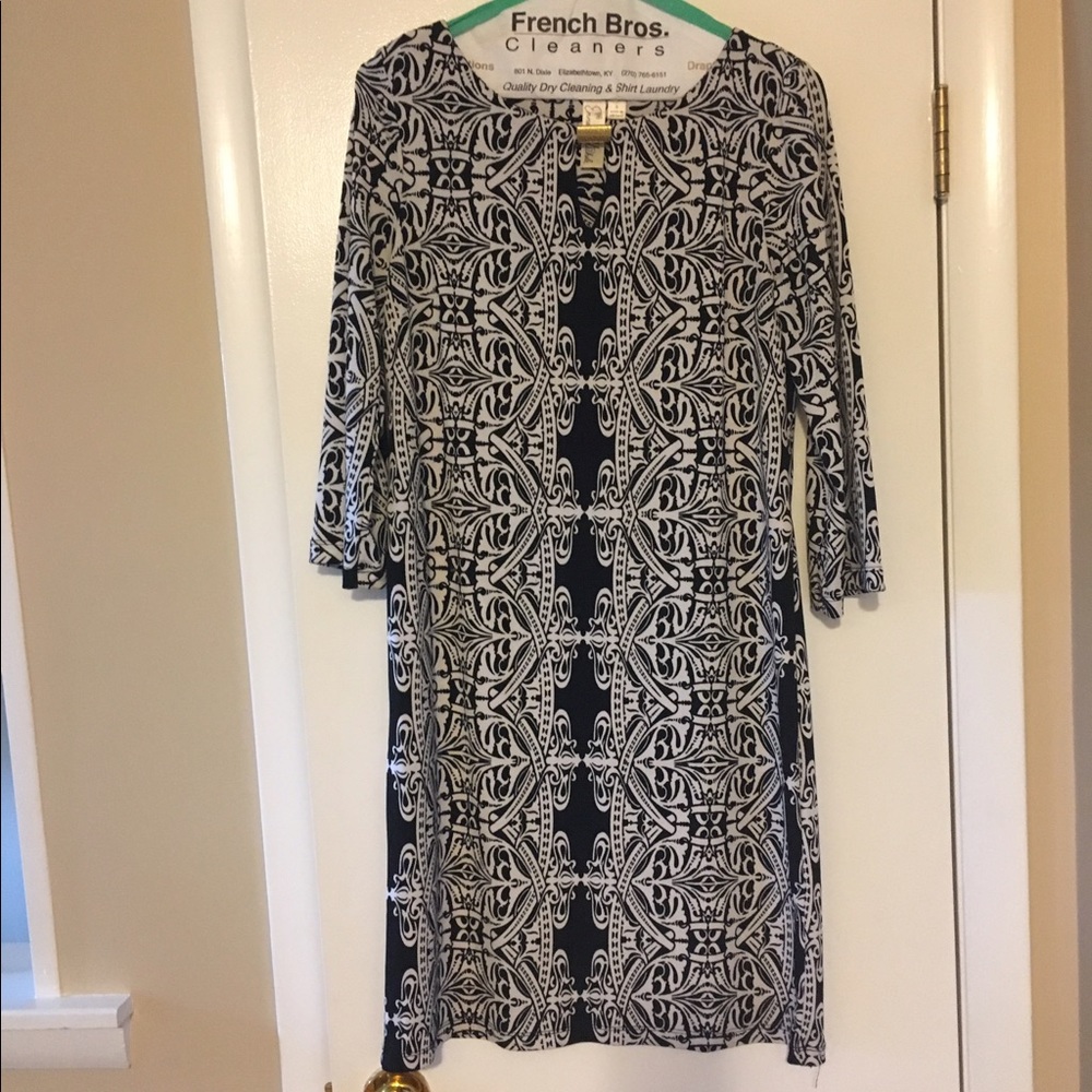 Black and White Dress