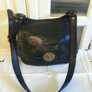SOLD Coach Legacy Black Hippie Shoulder Bag 11132
