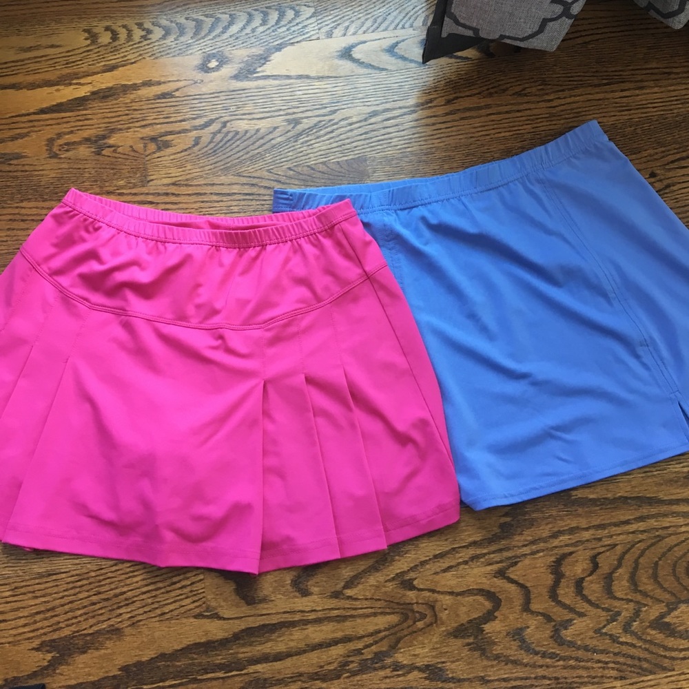 Bolle Medium Pink Skort and Baby Blue Skirt