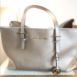 Michael Kors gold tote