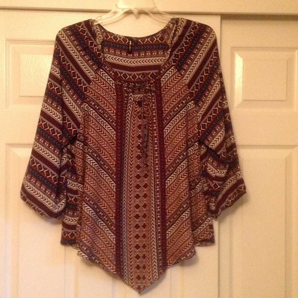 Hi/lo blouse