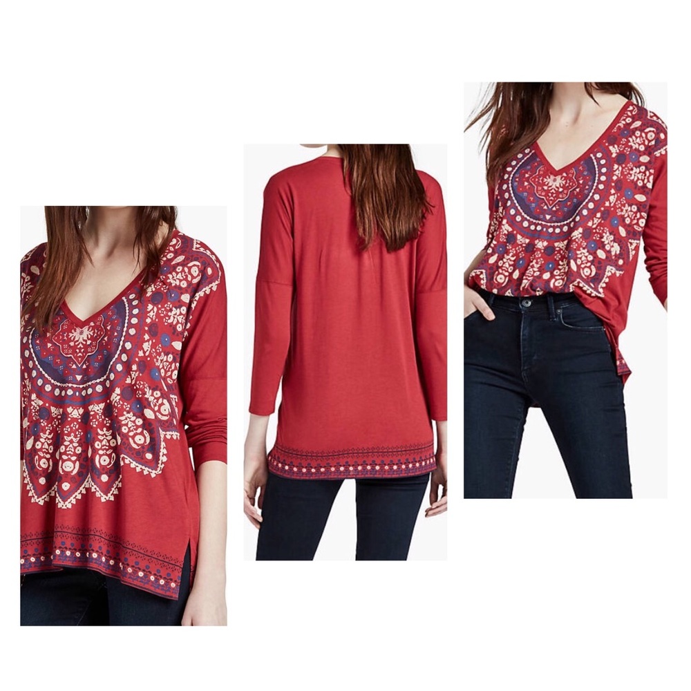 Lucky Brand Mandala Top