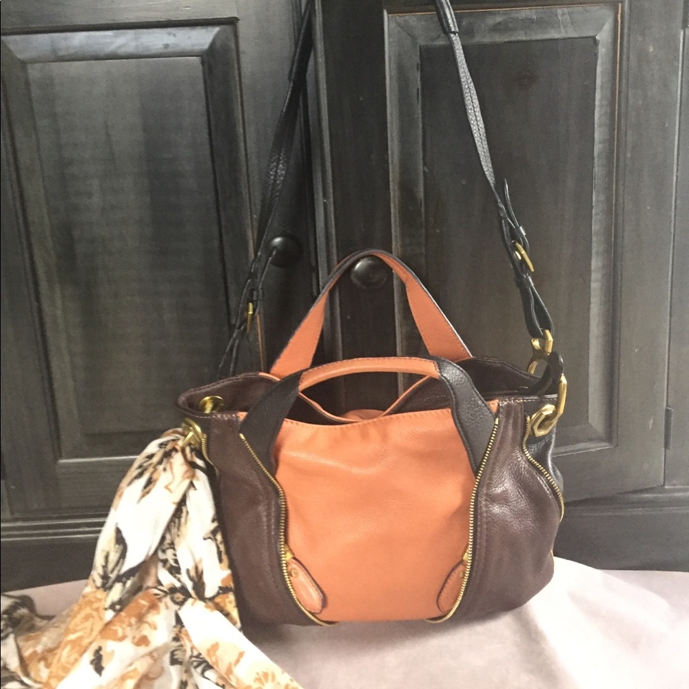 Oryany Rich Leather Crossbody Bag