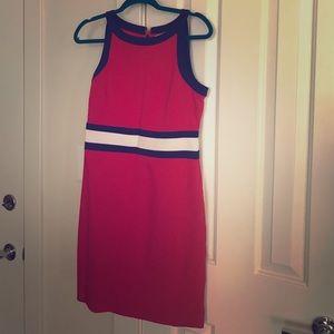 Banana Republic red/white/blue sheath